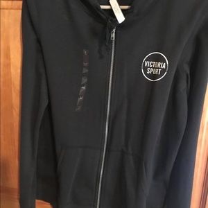 Zipped up front sweatshirt